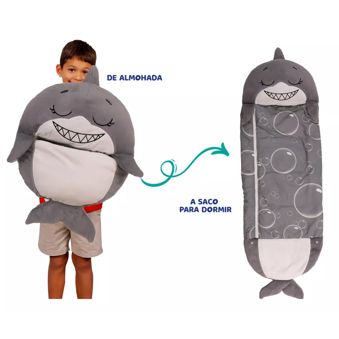 Saco de Dormir 2 en 1 Diseño Tiburón