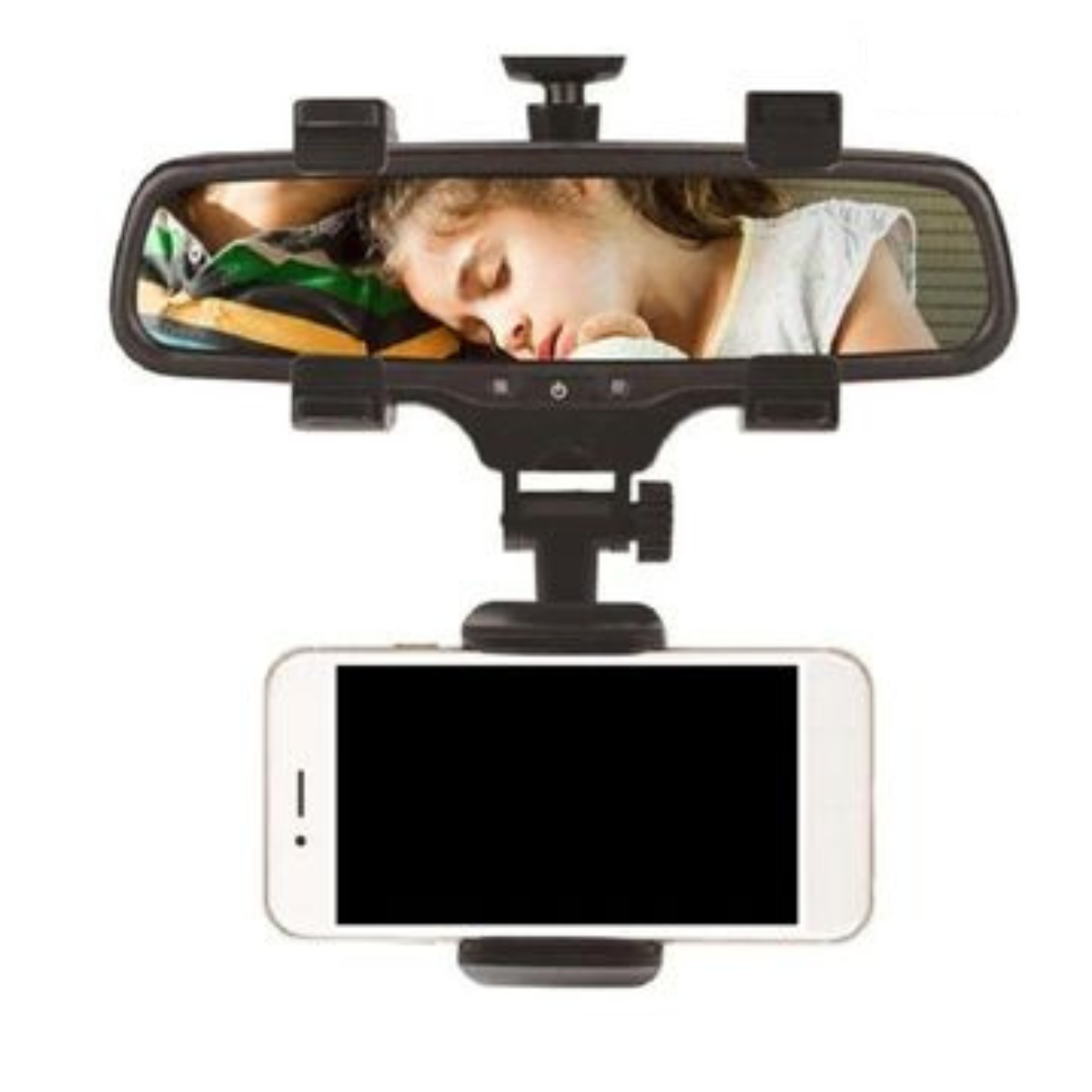 Soporte de retrovisor para teléfono