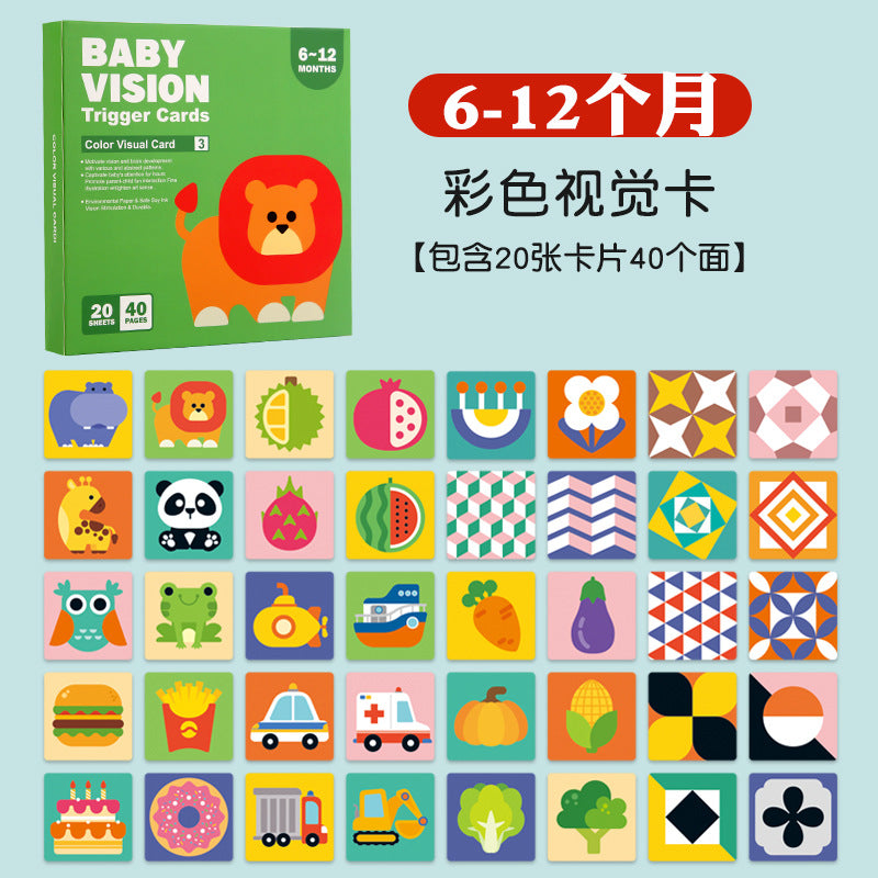 Tarjetas de Estimulación Visual para Bebes