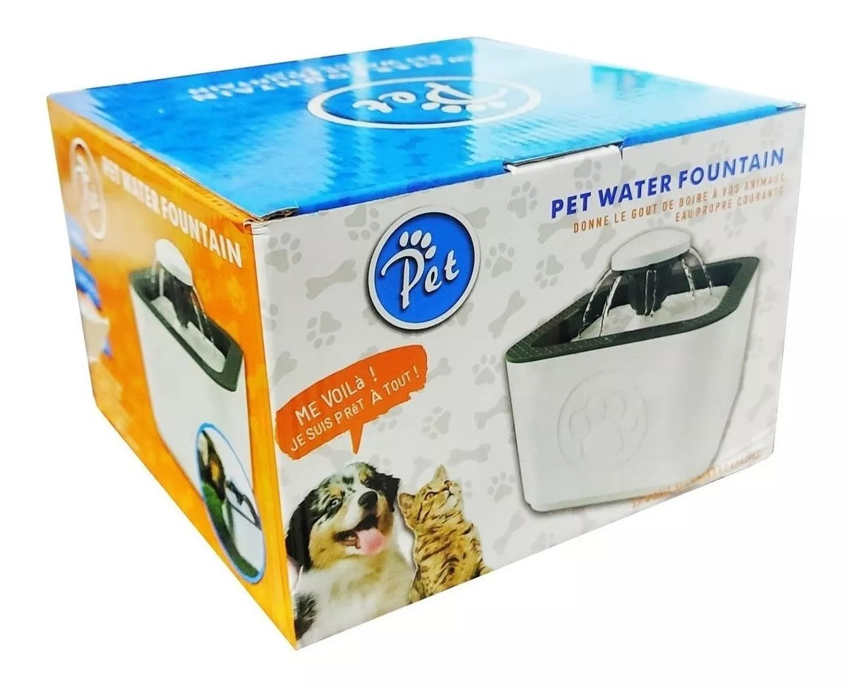 Fuente De Agua Para Gatos Y Perros De 2l