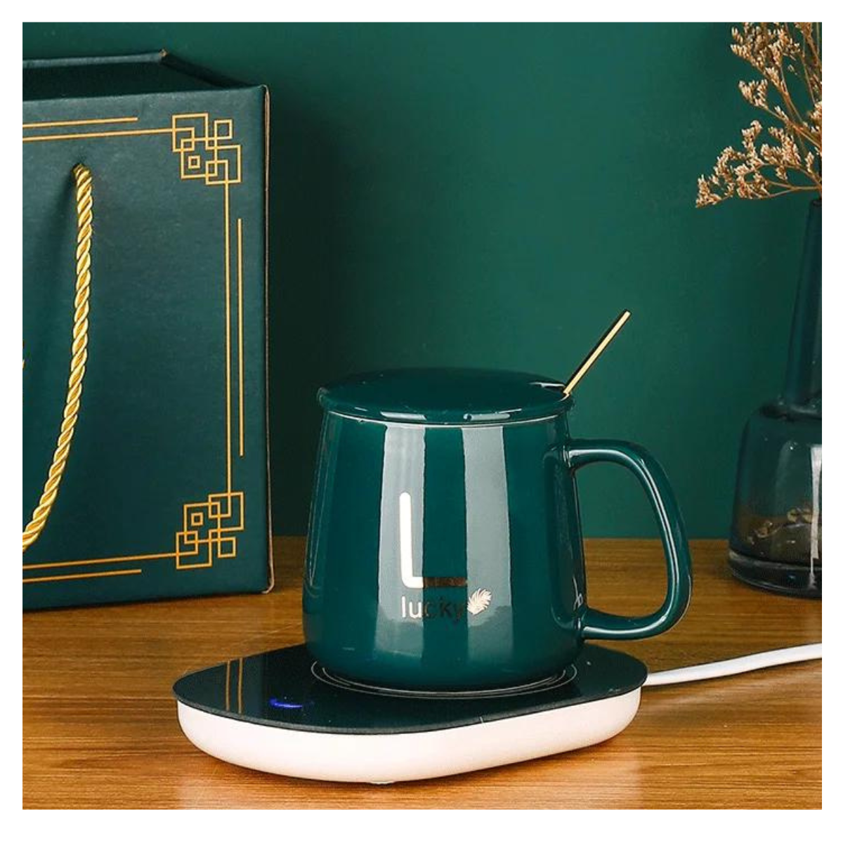Taza de Cerámica Térmica con Base US