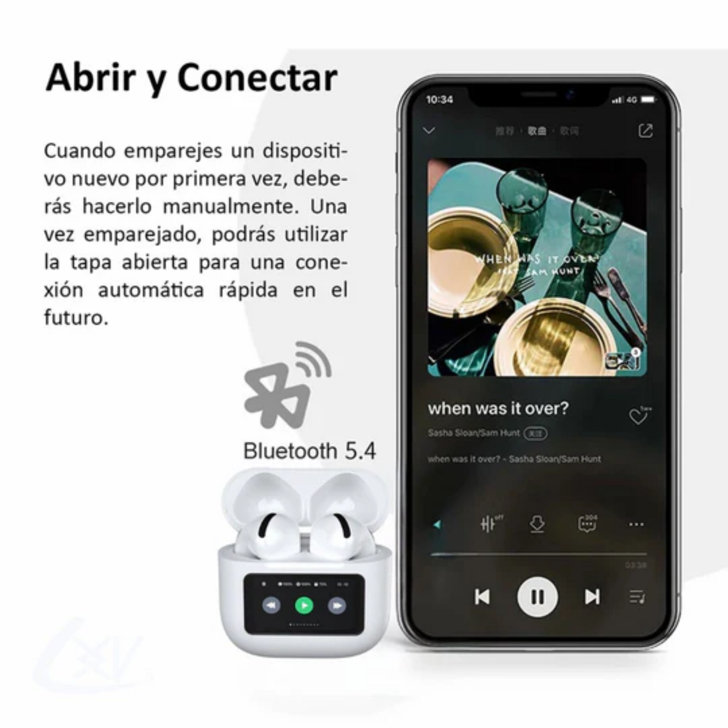 Audífonos Bluetooth PRO Pantalla Táctil