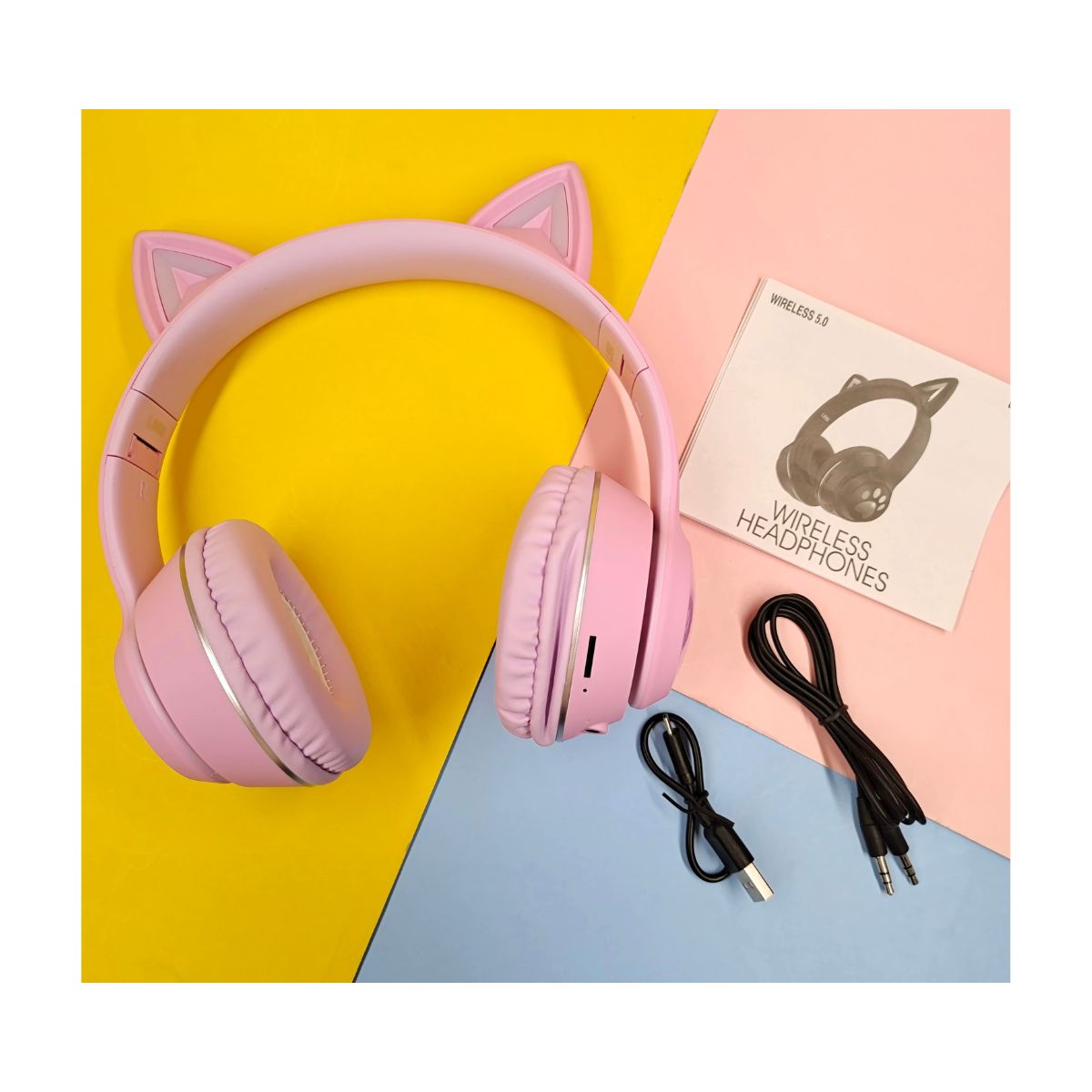 Auriculares Bluetooth 5.0 con Orejas de Gato