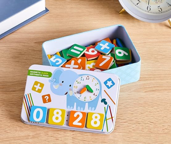 Caja Montessori de Aprendizaje Preescolar