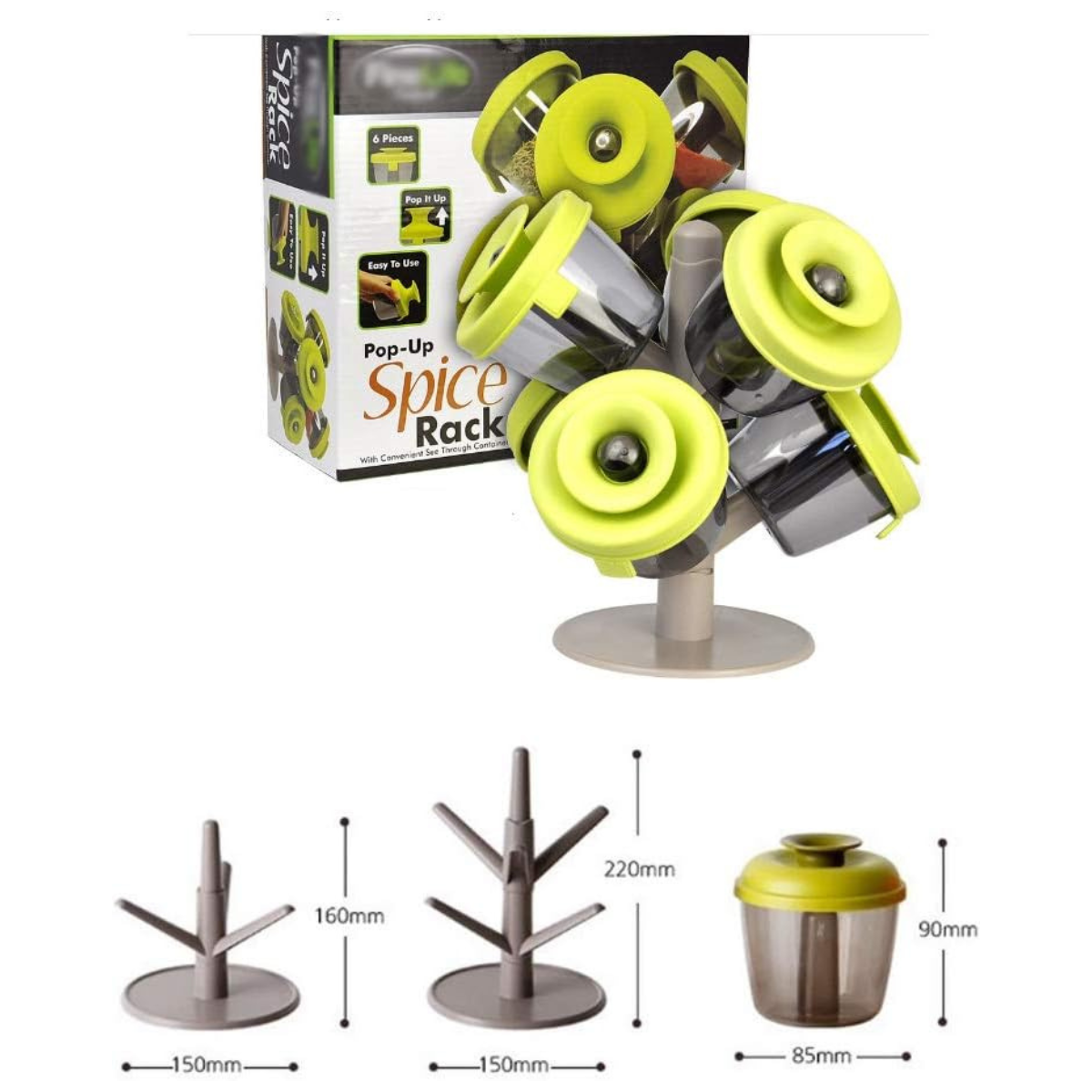 Juego de Especieros En Forma de Árbol