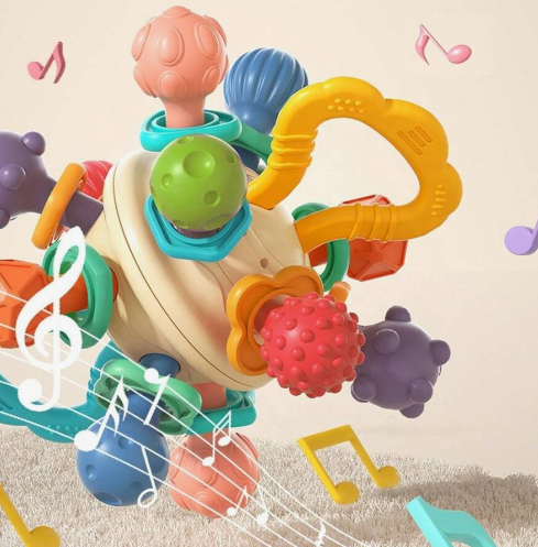 Juguete Sonajero Sensorial para Bebés
