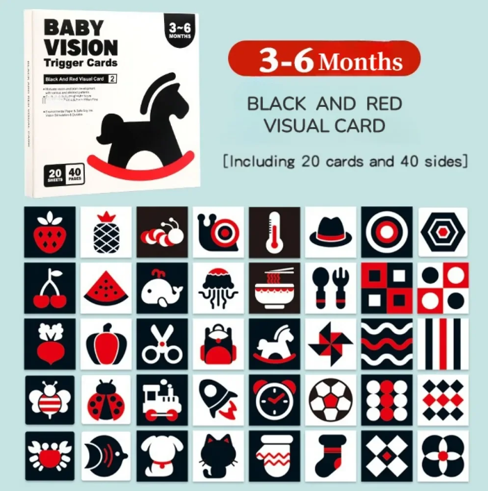 Tarjetas de Estimulación Visual para Bebes