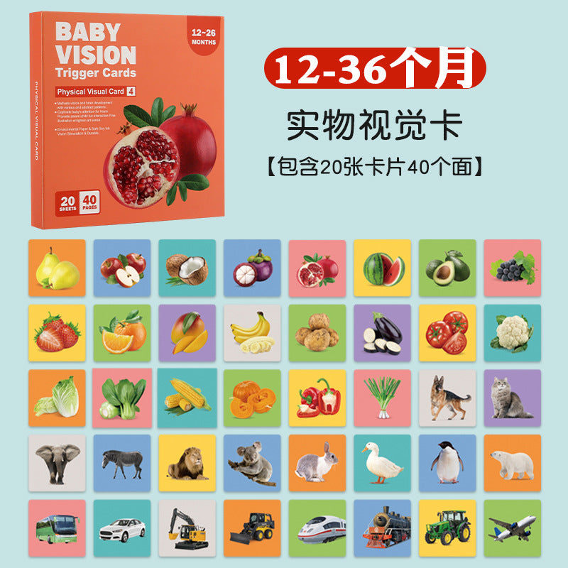 Tarjetas de Estimulación Visual para Bebes