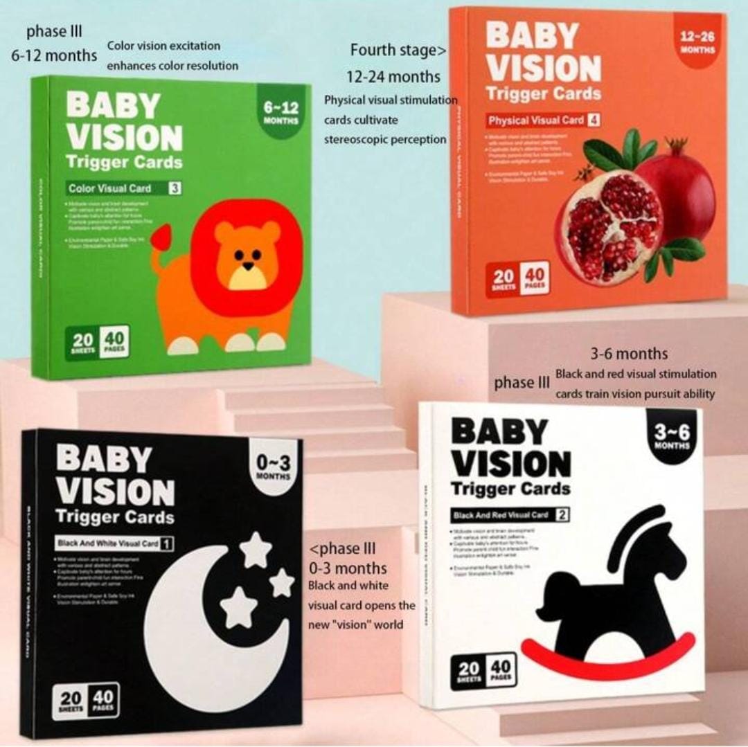 Tarjetas de Estimulación Visual para Bebes