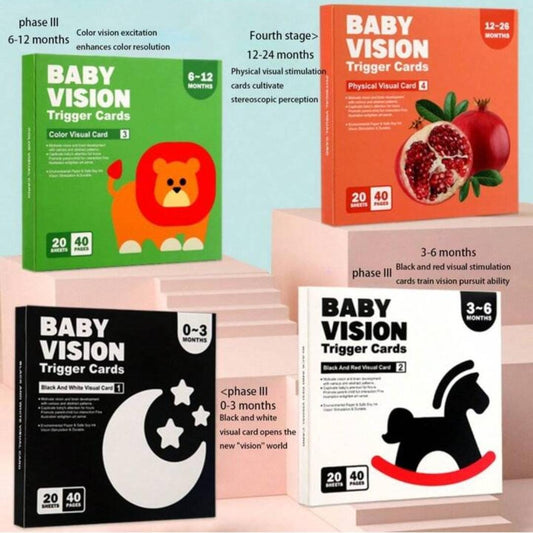 Tarjetas de Estimulación Visual para Bebes