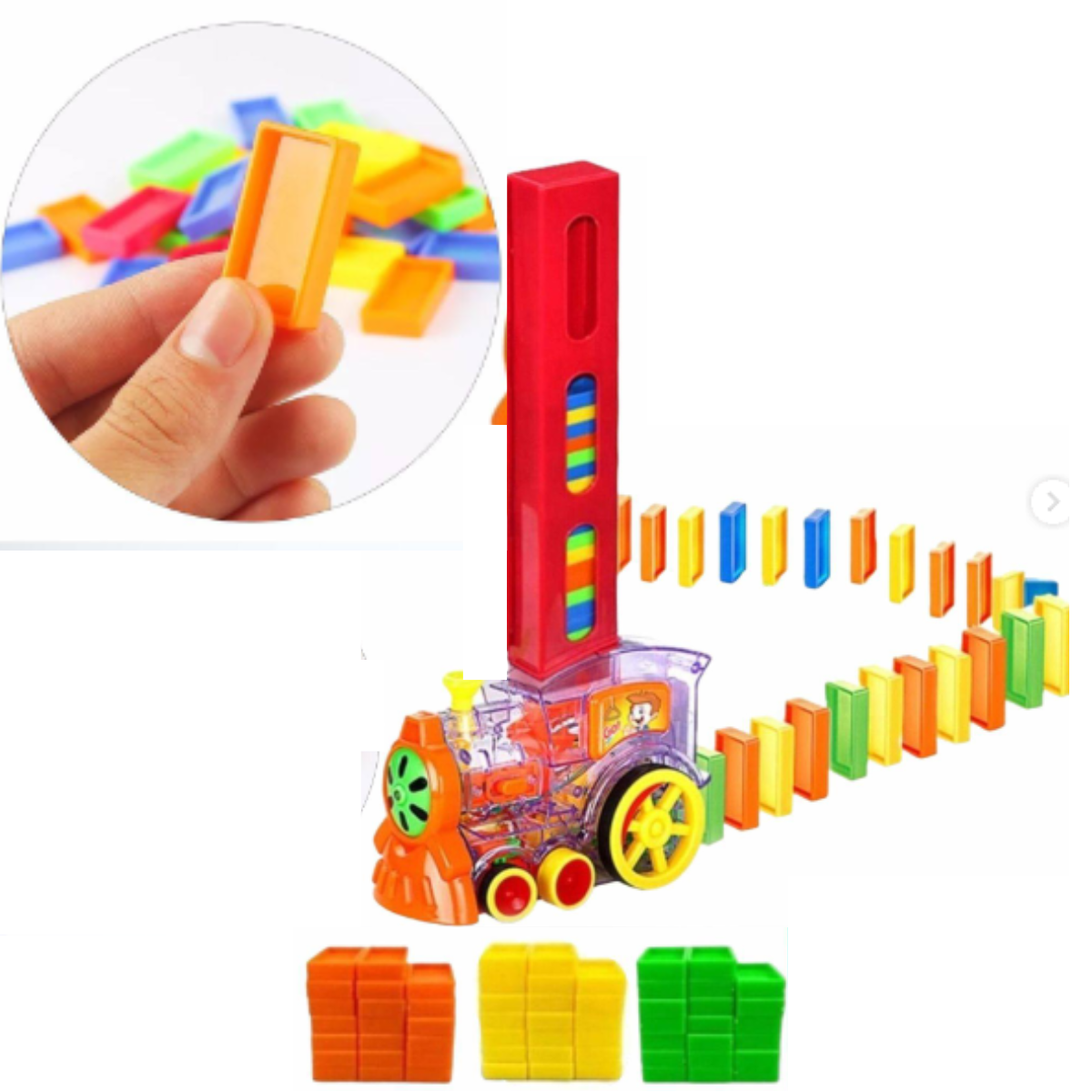 Tren de Domino Automatico Juguete Educativo