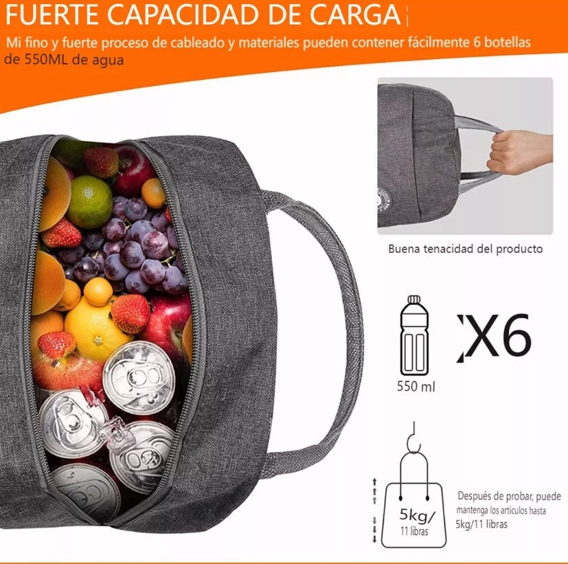 Bolso Térmico para Almuerzo 6L