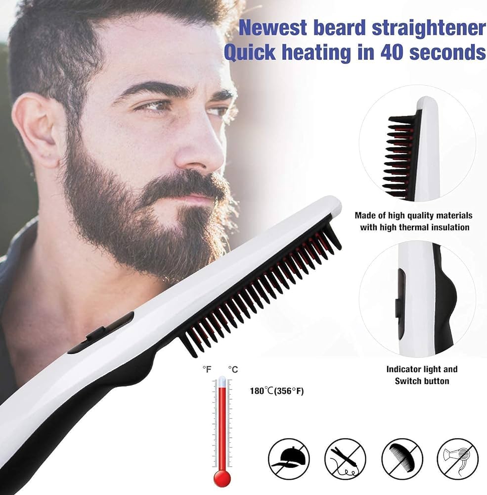 Plancha de Pelo y Barba Multifuncional Profesional